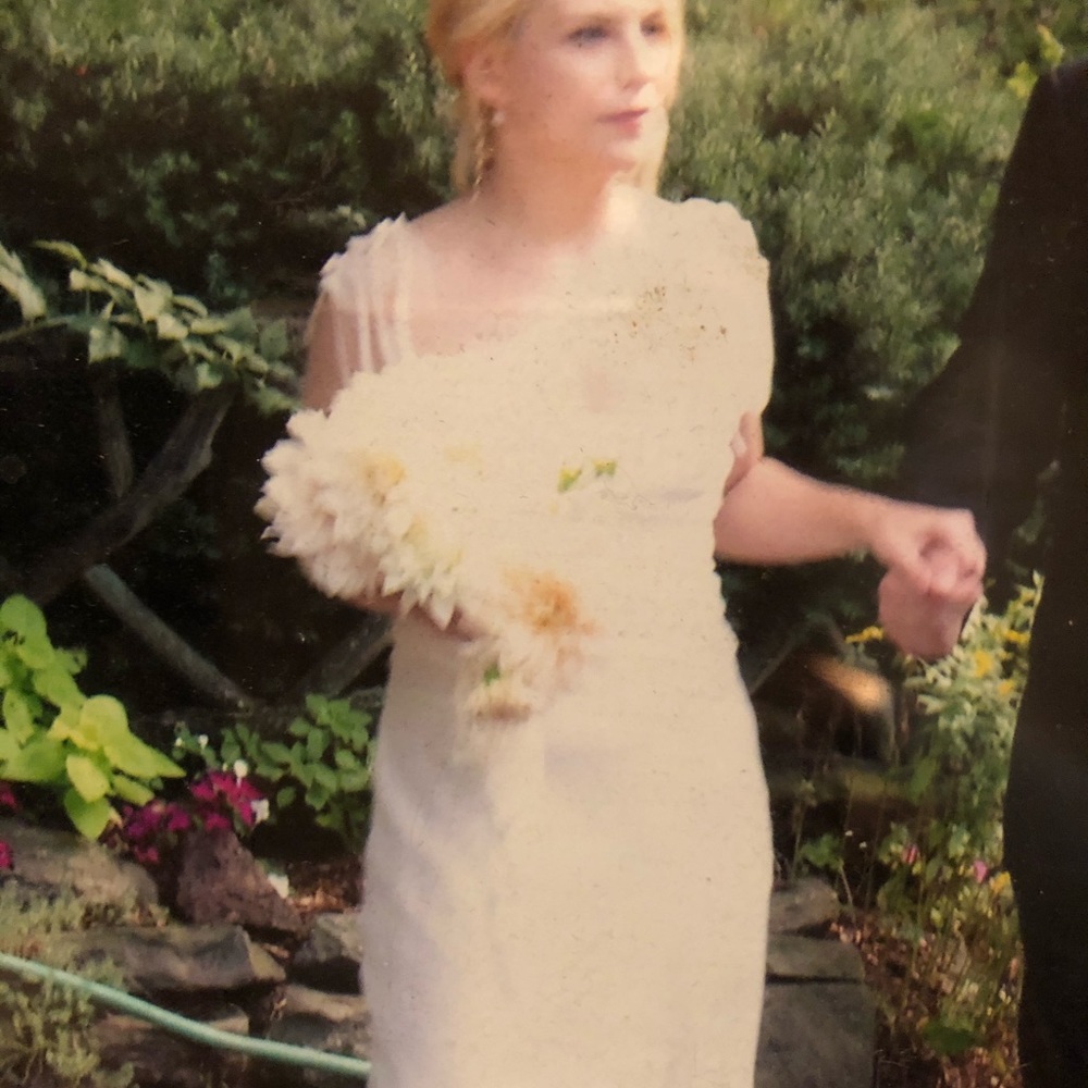 Alberta Ferretti Silk Chiffon wedding Dress size 6